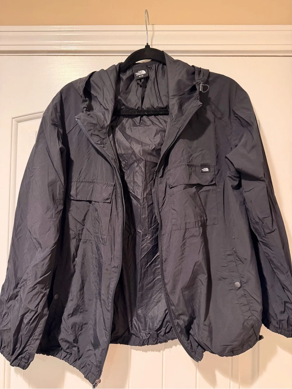 The North Face Men's Dark Gray Lightweight Hooded Jacket